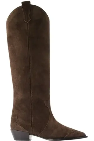 Aeyde Stiefel - Aruna Boots - Suede - Moka - Gr. 37 (EU) - in - für Damen