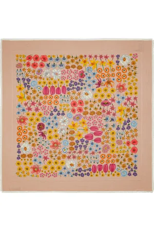 Gucci Tücher & Schals - Printed Silk Wool Shawl - Gr. unisize - in - für Damen
