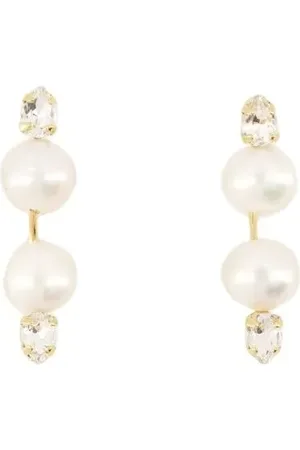 Simone Rocha Ohrringe - Double Ended Earrings - Pearl - Beige - für Damen