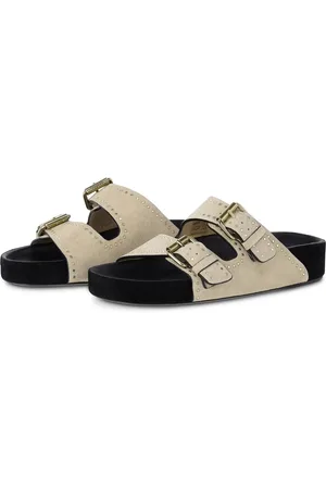 Isabel Marant Low-Top Sneaker - Pantoletten Lennyo mit goldenen Details - Gr. 36 (EU) - in - für Damen
