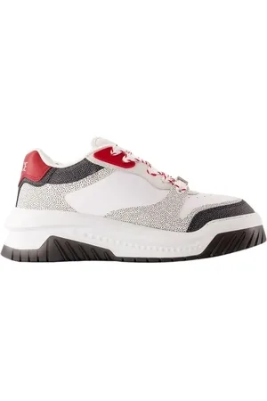 VERSACE Low-Top Sneaker - Odissea Sneakers - Leather - Black and White - Gr. 40 (EU) - in - für Damen