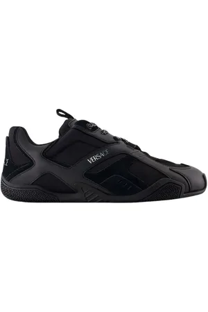 VERSACE Low-Top Sneaker - Sneakers - Leather - Black - Gr. 44 (EU) - in - für Damen