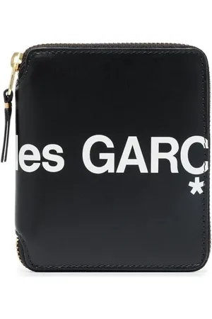 Comme des Garçons Portemonnaies - Leather Wallet With Logo - Gr. unisize - in - für Damen