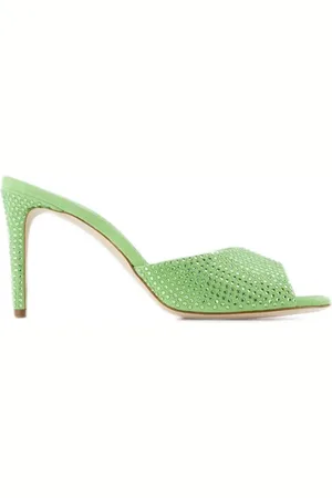 PARIS TEXAS Slipper & Pantoletten - Holly Stiletto 85 Mules - Peridot - Gr. 36,5 (EU) - in - für Damen