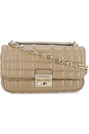Michael Kors Hobo Bags - Brown Leather Tribeca Shoulder Bag - Gr. unisize - in - für Damen