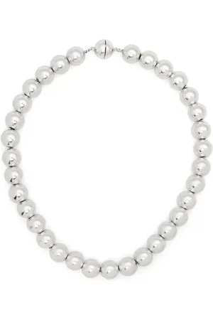 Jil Sander Halsketten - Metal Sphere Necklace - Gr. unisize - in Silber - für Damen