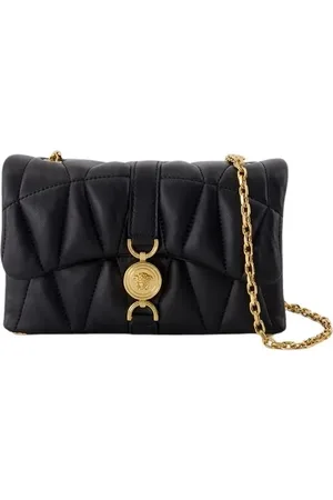VERSACE Hobo Bags - Kleio Mini Shoulder Bag - Leather - Black - Gr. unisize - in - für Damen