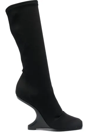 Rick Owens Stiefel & Boots - Cantilever 11 Mid Calf Boot - Black Neo - Gr. 36,5 (EU) - in - für Damen