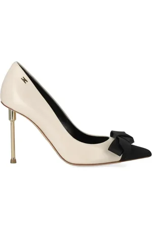 Elisabetta Franchi Hohe Schuhe - Butter Black Pump With Bow - Gr. 36 (EU) - in - für Damen