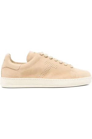 Tom Ford Low-Top Sneaker - Sand Suede Sneakers - Gr. 6_5 - in - für Damen
