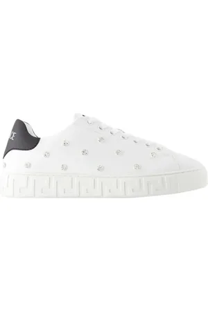 VERSACE Low-Top Sneaker - Sneakers - Leather - White - Gr. 36 (EU) - in - für Damen