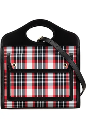 Burberry Crossbody Bags - 2000-2017 Mini Plaid Canvas Pocket Satchel - Gr. unisize - in - für Damen