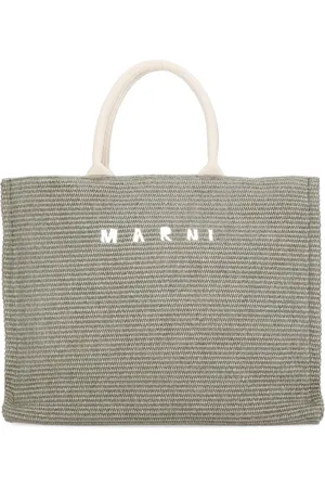 Marni Crossbody Bags - Große Tote Bag in Bast-Optik - Gr. unisize - in - für Damen