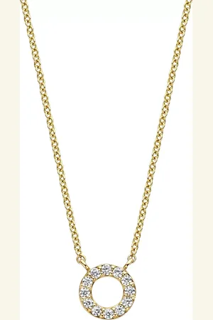 Blush Halsketten - Necklace 3125YZI - (14k) with Zirconia - Gr. unisize - in - für Damen