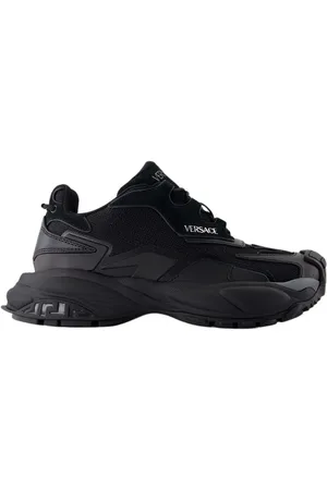 VERSACE Low-Top Sneaker - Sneakers - Leather - Black - Gr. 37 (EU) - in - für Damen