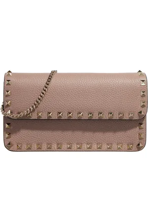 VALENTINO GARAVANI Portemonnaies - Wallet On A Chain Rockstud - Gr. unisize - in - für Damen