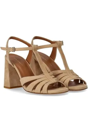 Guglielmo Rotta Sandalen - Jersey Beige Heeled Sandal - Gr. 38 (EU) - in - für Damen
