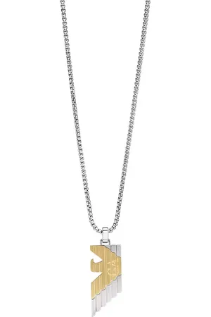 Emporio Armani Halsketten - Eagle Logo Kette - Gr. unisize - in Silber - für Damen