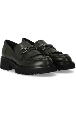 Guglielmo Rotta Wau Military Green Loafer - Gr. 36,5 (EU) - in