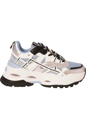 Buffalo Low-Top Sneaker - Triplet Hollow Sneakers Lichtblauw Triplet - Gr. 38 (EU) - in - für Damen