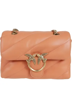 Pinko Crossbody Bags - Love Mini Puff Maxi Quilt Bag Yellow & Orange - für Damen