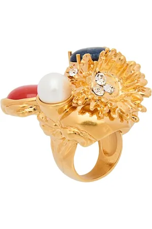Marni Ringe - Statement Ring With Colorful Stones - Gr. M - in - für Damen