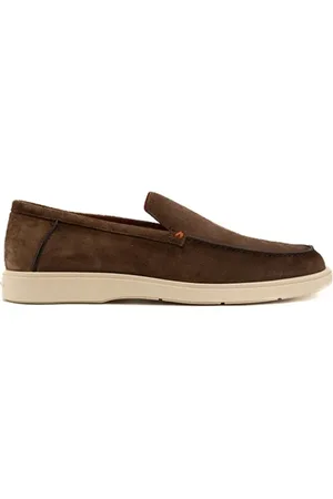 santoni Loafer - Flat Shoes Brown - Gr. US_10 - in - für Damen