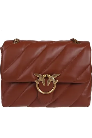 Pinko Crossbody Bags - Love Big Puff Maxi Quilt Bag Brown - Gr. unisize - in - für Damen
