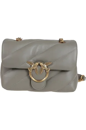 Pinko Crossbody Bags - Love Mini Puff Maxi Quilt Bag Green - Gr. unisize - in - für Damen