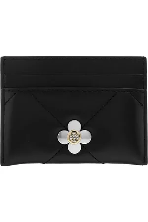 Tory Burch Portemonnaies - Kira Clover Diamond Quilt Card Case - Gr. unisize - in - für Damen