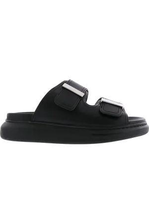 Alexander McQueen Slipper & Pantoletten - Dames Sandal Leath S.Rubb. Matt Veg. - Gr. 36 (EU) - in - für Damen