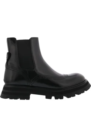Alexander McQueen Stiefel & Boots - Dames H.Boot Leather S.Rub Shi.Liq.S - Gr. 38 (EU) - in - für Damen
