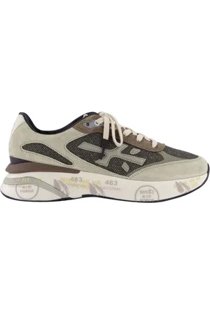 Premiata Low-Top Sneaker - Heren Moerun Sneaker Grijs/Bruin - Gr. 44 (EU) - in - für Damen