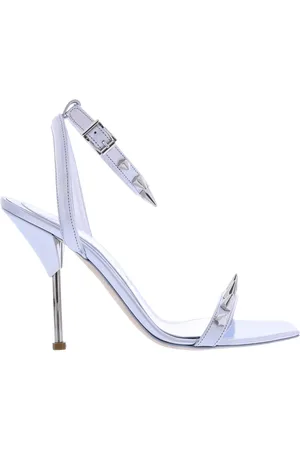 Alexander McQueen Sandalen - Dames Spike Sandal Silver - Gr. 40 (EU) - in - für Damen