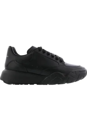 Alexander McQueen Low-Top Sneaker - Dames New Court Sneaker Zwart - Gr. 37,5 (EU) - in - für Damen