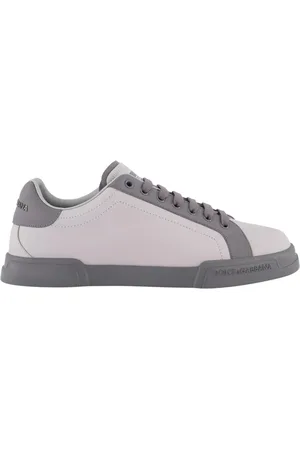 Dolce & Gabbana Low-Top Sneaker - Heren Portofino Sneakers Grijs - Gr. 41 (EU) - in - für Damen