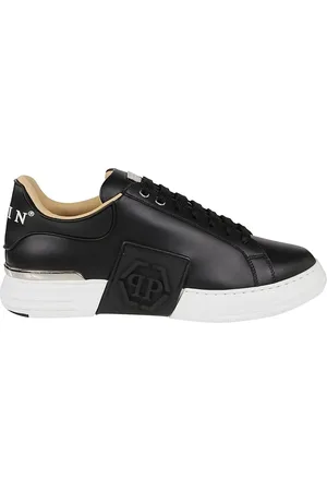 Philipp Plein Low-Top Sneaker - Low Top Sneakers Hexagon Black - Gr. 40 (EU) - in - für Damen