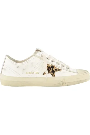 Golden Goose Low-Top Sneaker - Dames V-Star 2 Sneaker Wit/Leo - Gr. 37 (EU) - in - für Damen