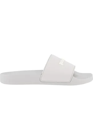 Palm Angels Slipper & Pantoletten - Heren Essential Logo Slider Grey - Gr. 43 (EU) - in - für Damen