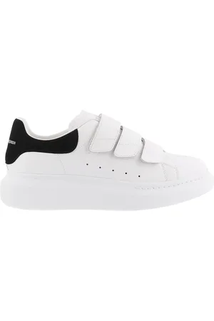 Alexander McQueen Low-Top Sneaker - Dames Oversized Sneaker wit/zwart - Gr. 36,5 (EU) - in - für Damen