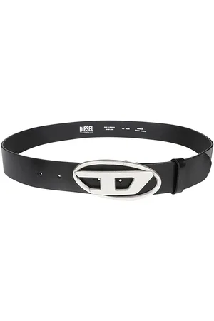 Diesel Gürtel - Oval D Logo B-1dr Belt Black - Gr. 90 - in - für Damen