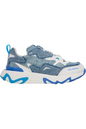 Karl Lagerfeld Low-Top Sneaker - Blaze Strike Lace Denim Mix - Gr. 36 (EU) - in - für Damen