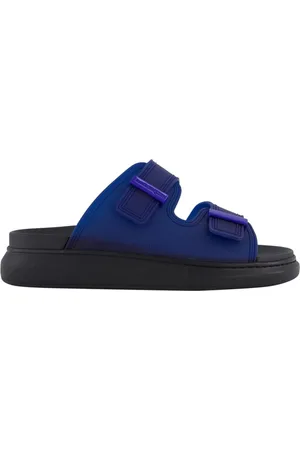 Alexander McQueen Slipper & Pantoletten - Heren Hybrid Transparant Slide Blauw - Gr. 42 (EU) - in - für Damen