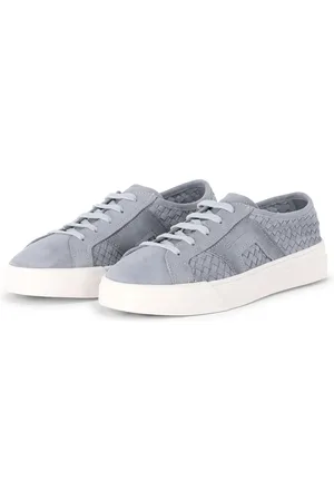 santoni Low-Top Sneaker - Sneaker aus geflochtenem Veloursleder - Gr. 41 (EU) - in - für Damen