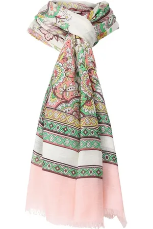 Etro Tücher & Schals - Floraler Schal mit Seide - Gr. unisize - in - für Damen