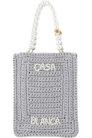 Casablanca Totes & Shopper - Pearl Mini Shopping Bag - Synthetic - Grey - Gr. unisize - in - für Damen