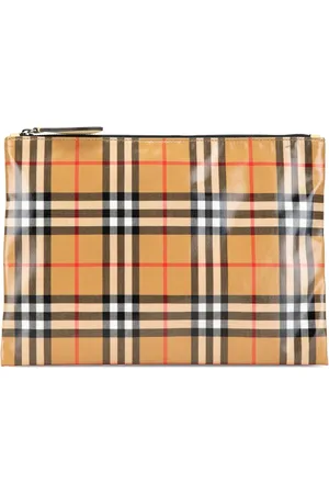 Burberry Clutches - 2000-2017 House Check Coated Canvas Clutch - Gr. unisize - in - für Damen