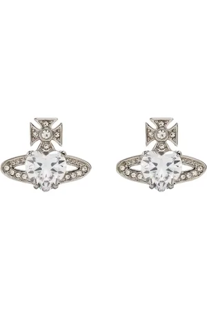 Vivienne Westwood Ohrringe - Ariella Earrings Platinum/ - Gr. unisize - in Weiß - für Damen