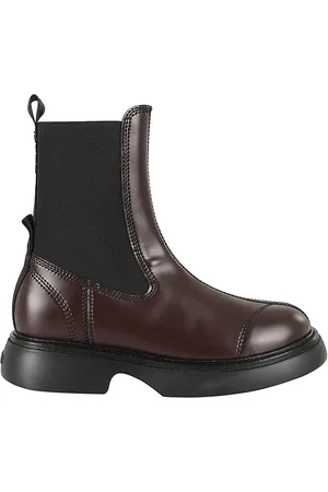 Ganni Stiefel - Everyday Mid Chelsea Boot Patent - Gr. 36 (EU) - in - für Damen