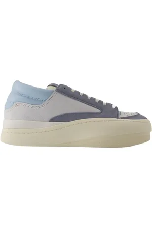 Y-3 Low-Top Sneaker - Centennial Low Sneakers - Leather - White - Gr. 5 - in - für Damen
